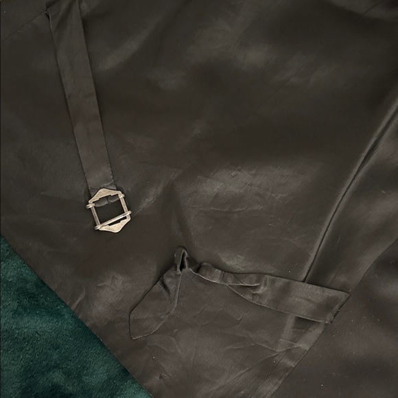 Express Sleek Black Buttoned Vest - Picture 6 of 6